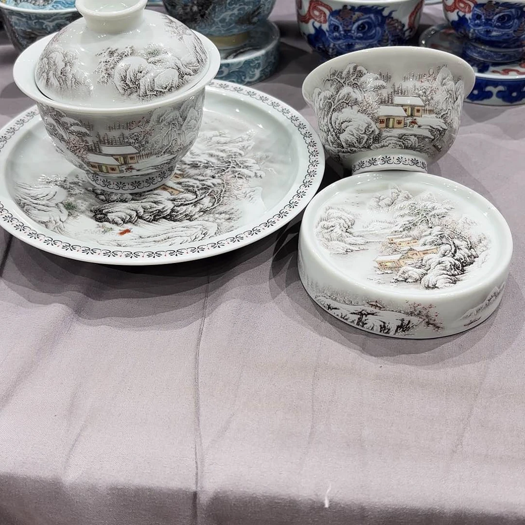 瓷片景德镇瓷器展和
