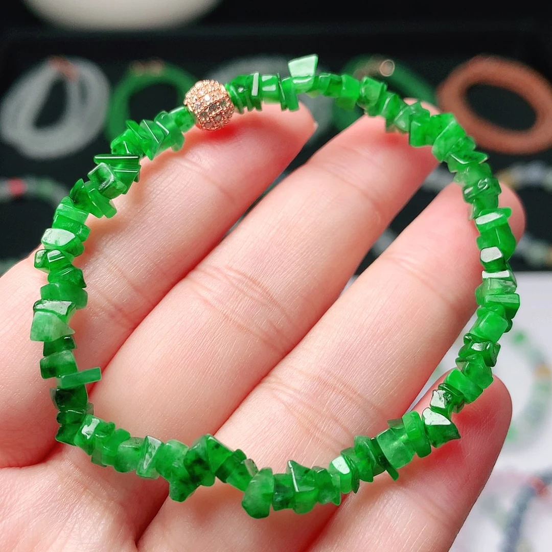 未镶嵌手链翡翠翡翠