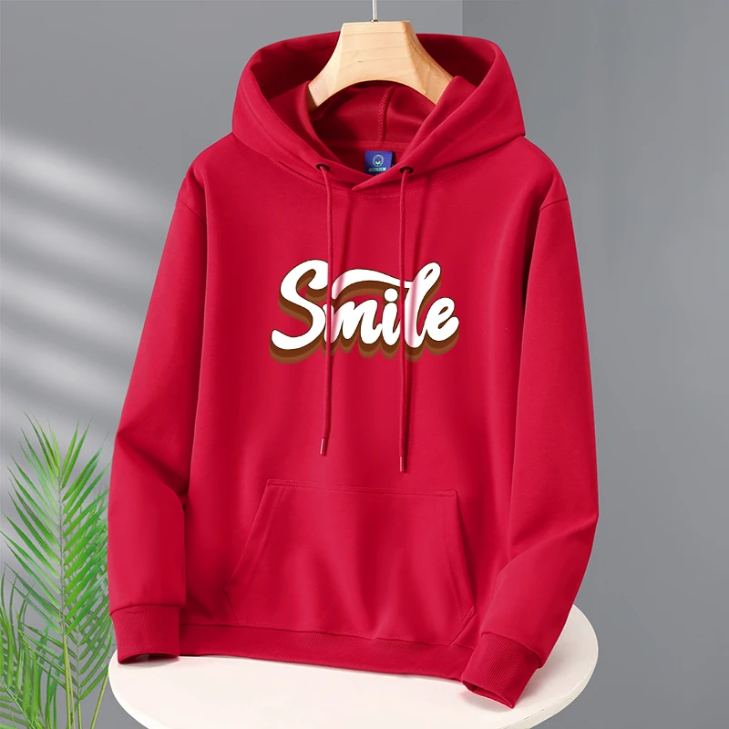 秋冬季男女连帽卫衣加绒加厚百搭潮流套头情侣装休闲时尚打底衫男