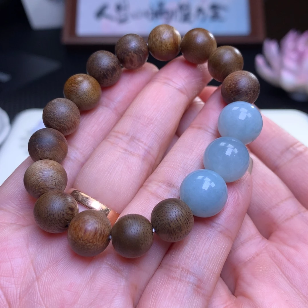 手链翡翠未镶嵌翡翠手串卡12.3