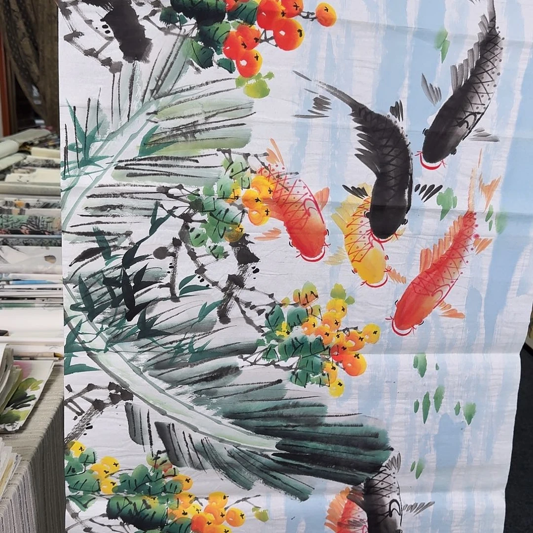 纯手绘国画作品作品