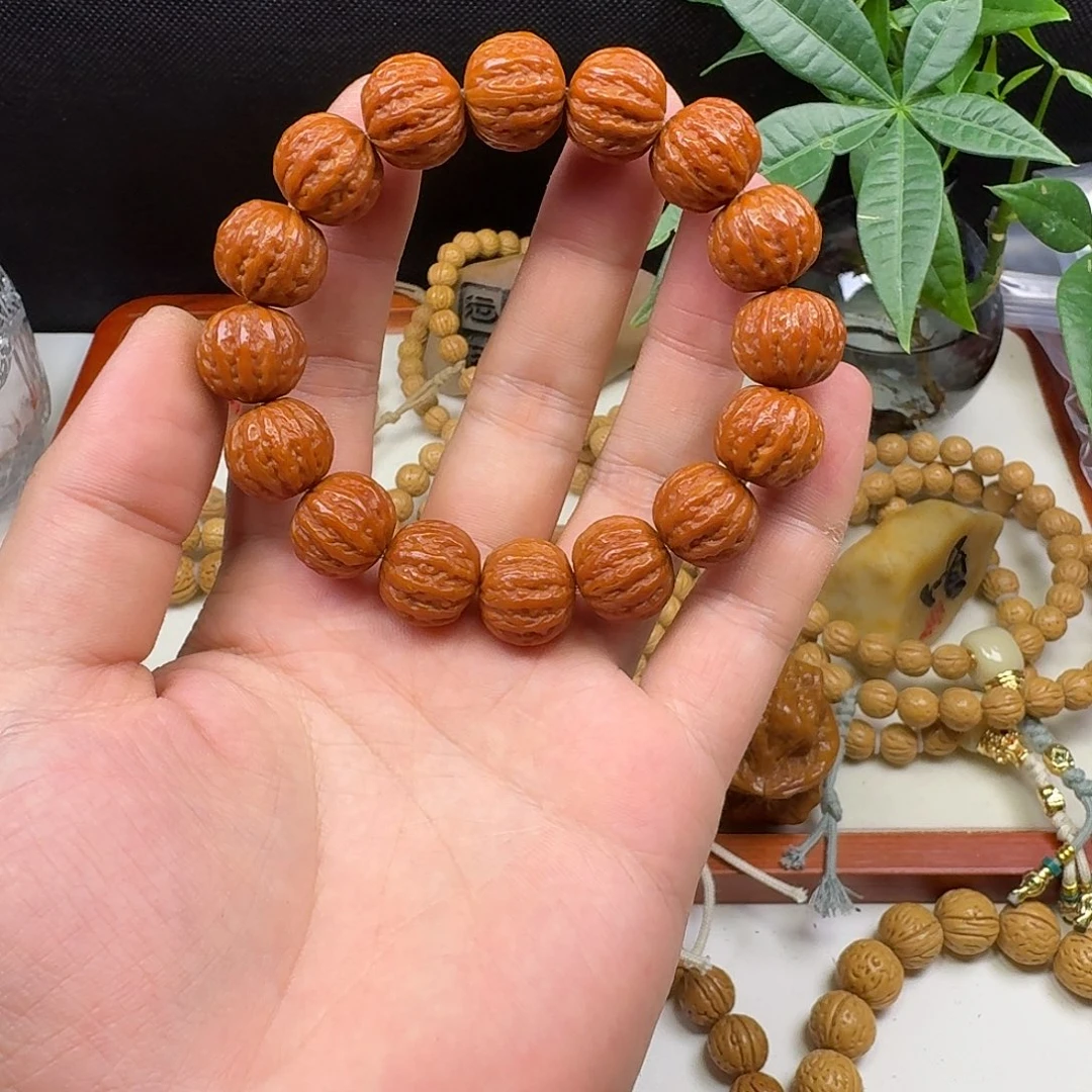 天***擎桃核手串京八棱手串111