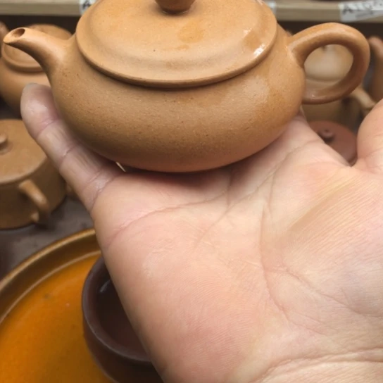 ****果茶壶紫砂黄金段泥明卢140豪升
