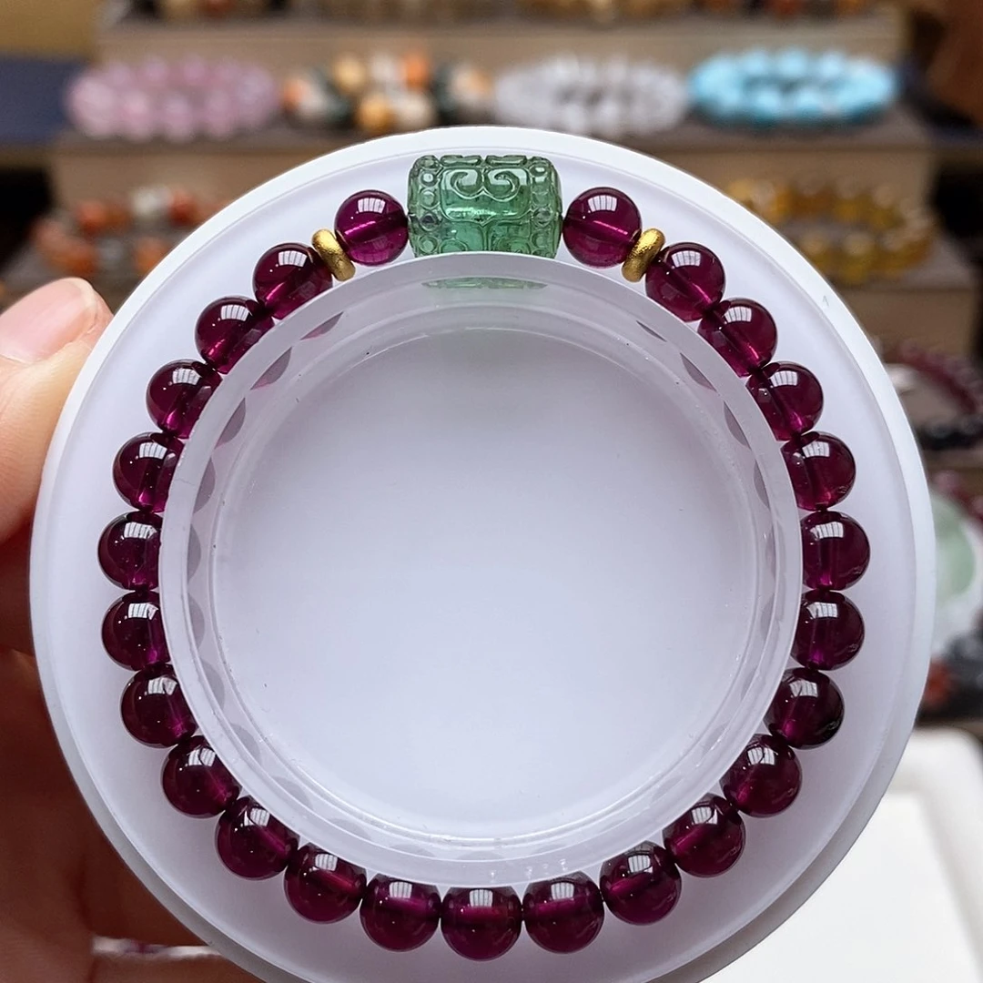 手链未镶嵌石榴石适**疯手链