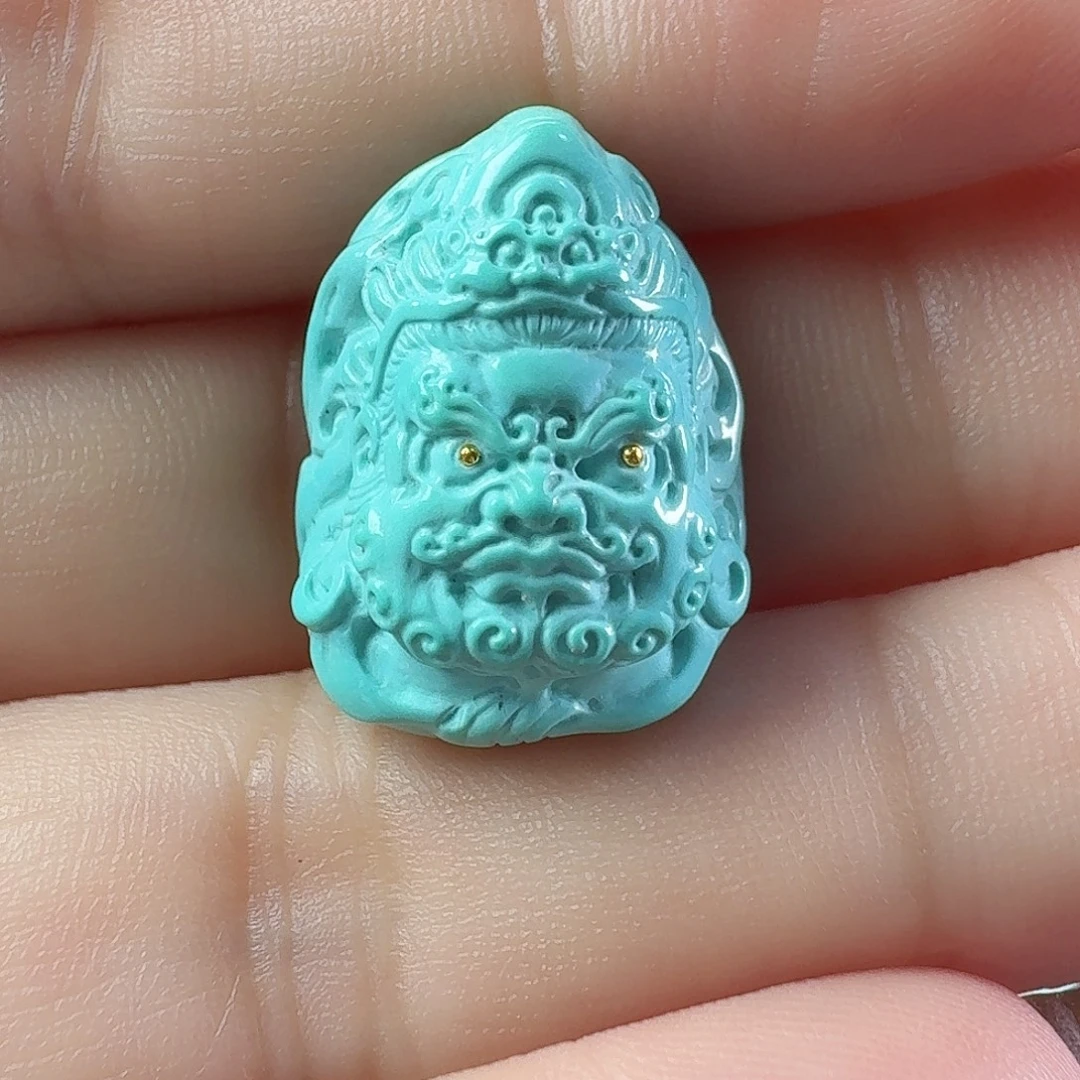 绿松石未镶嵌颈饰