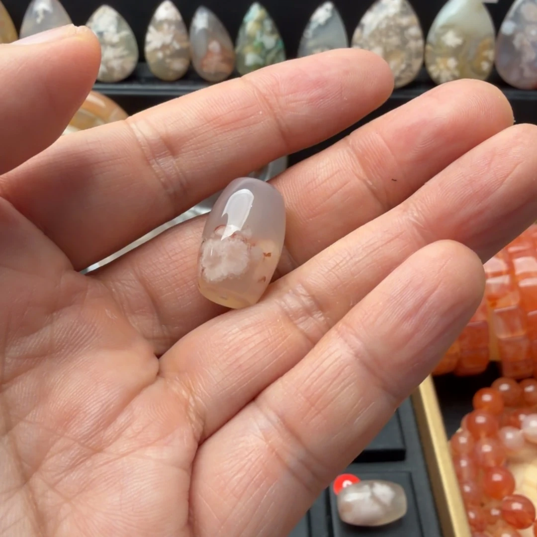 ****花玛瑙/玉髓合金颈饰