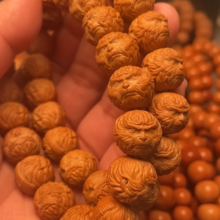 猴头核桃手串我**善黑神