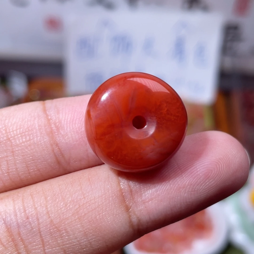南红玛瑙未镶嵌挂件14503