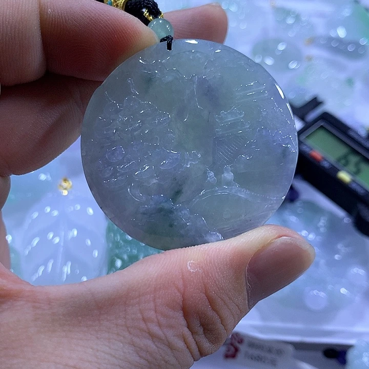 翡翠未镶嵌颈饰天然翡翠A货吊坠