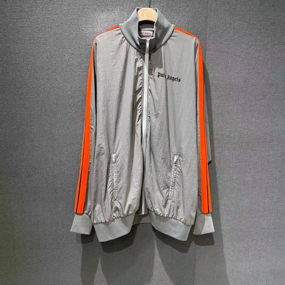 99新 maje Palm Angels（pm）拼色冲锋衣外套 99新XL码/8269