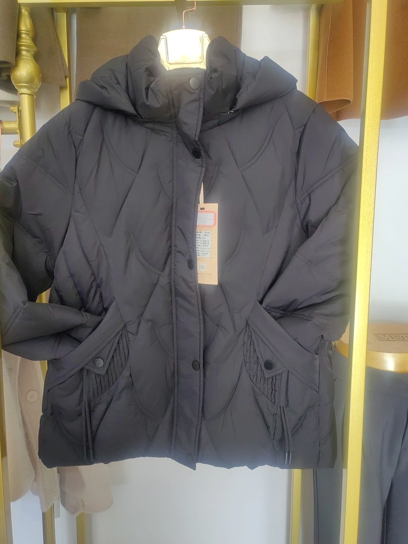 女士时尚连帽小棉服