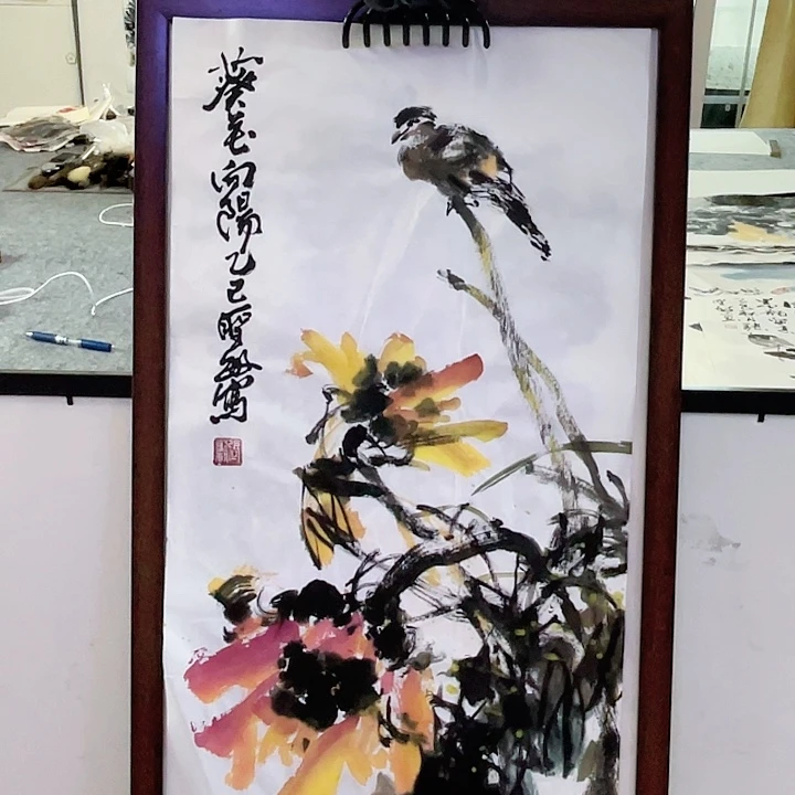国画张圣敏先生纯手绘作品