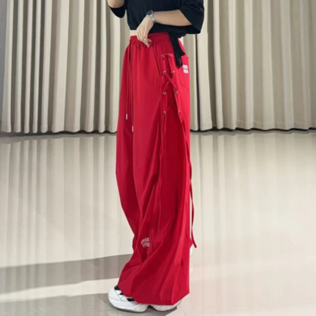 （贝贝专属）2567薄款工装裤水洗夏季休闲裤纯色20252025裤子网红款