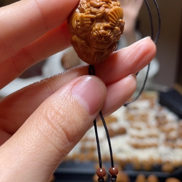 橄榄核吊坠橄榄 钟馗