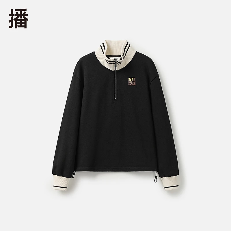 播秋冬保暖撞色立领长袖卫衣DDR4VD5104-zb