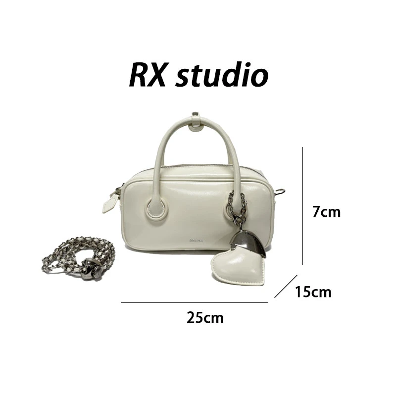 【南沙瑞熙】SD-5277-奶油白-轻奢时尚女士新款手提单肩斜挎包