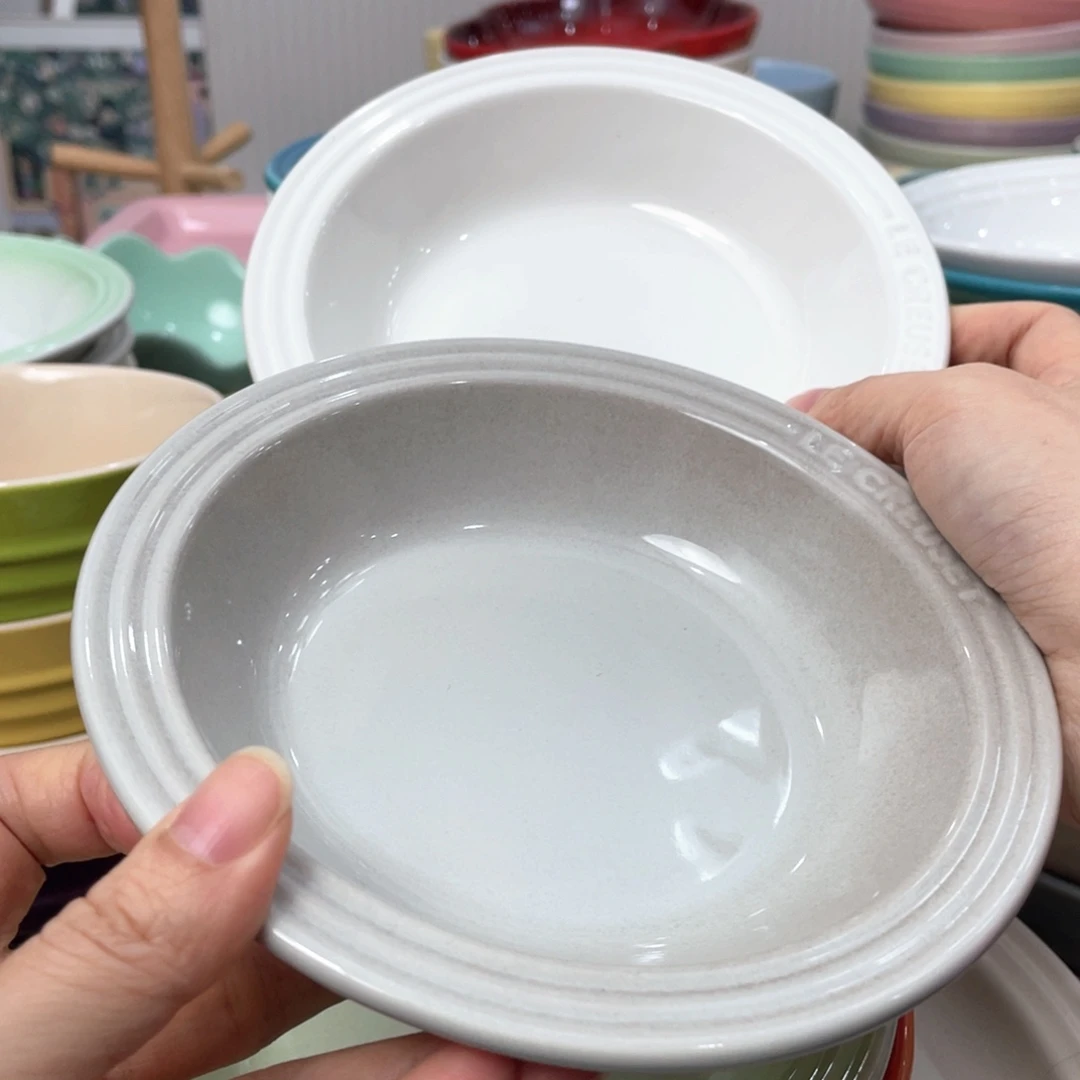 瓷片微瑕2个6英寸接骨碟