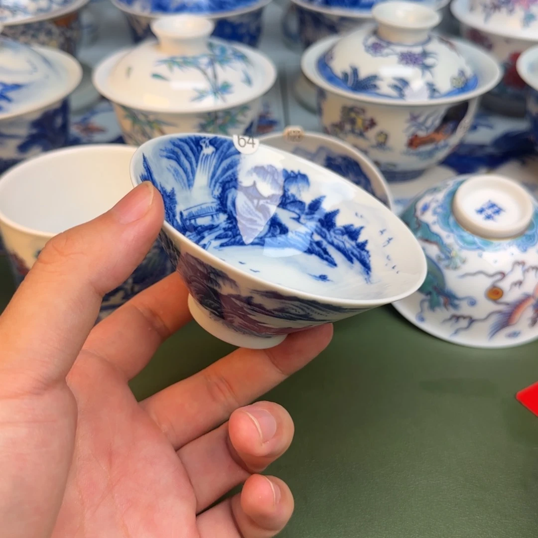 彦祖纯手工手绘茶具64
