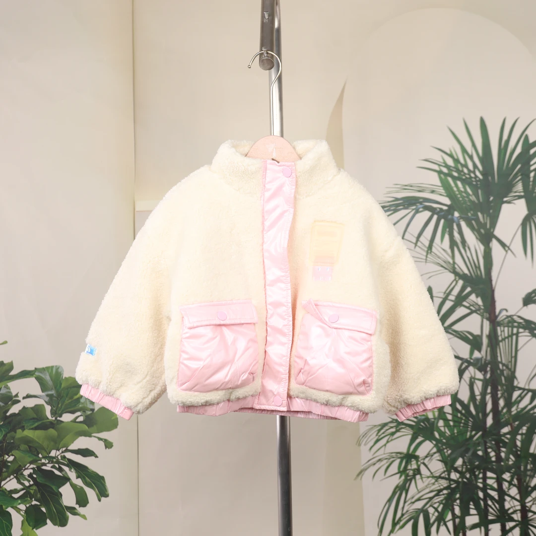 B8-821生儿童秋冬加棉毛毛外套(41722)