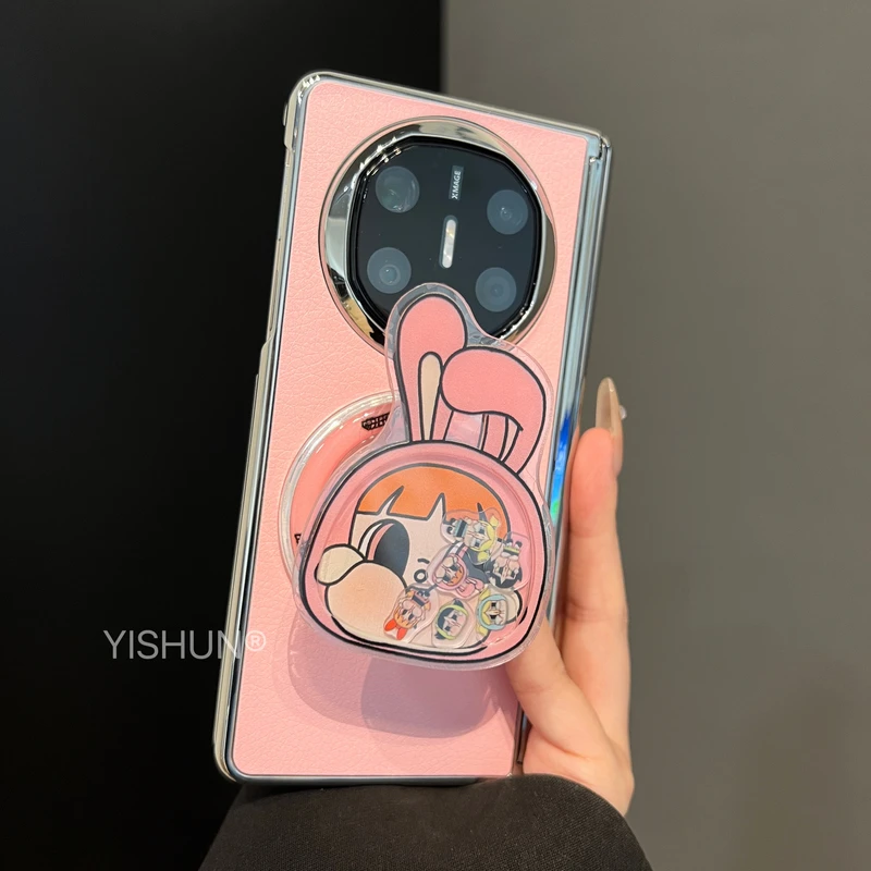 适用华为mateX6手机壳折叠屏新款花花小女警磁吸支架MateX7典藏版