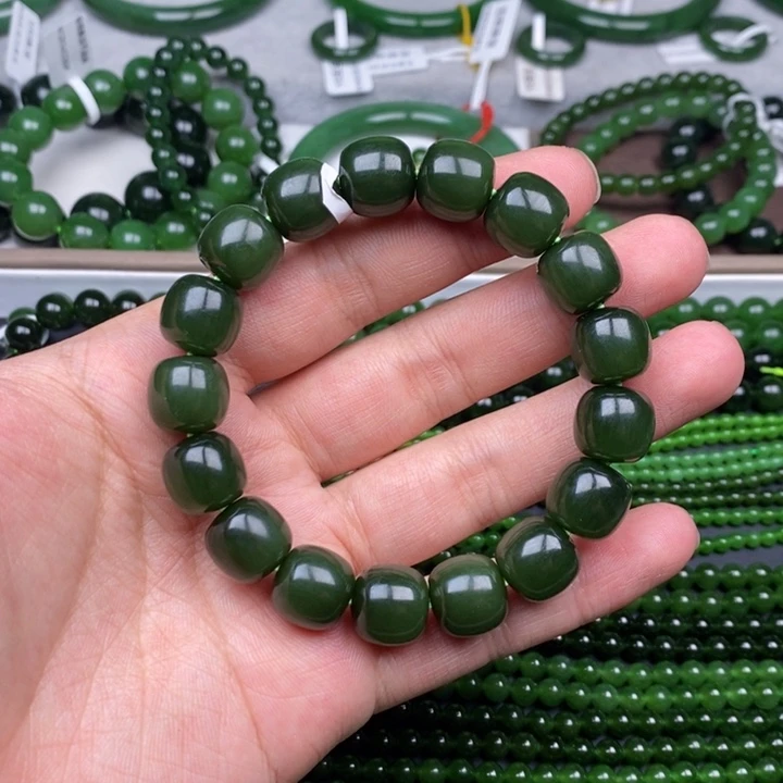 未镶嵌手串和田玉（碧玉）卡13