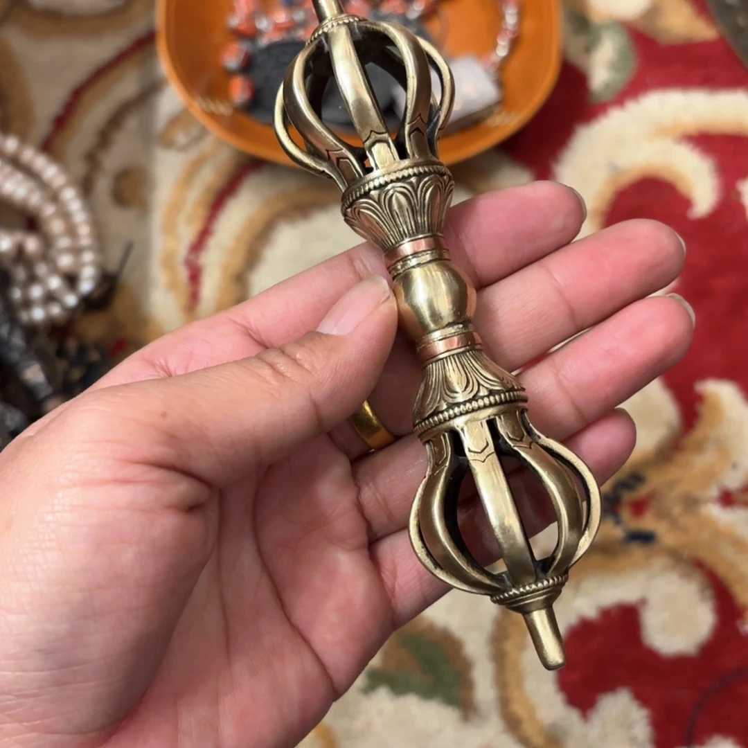 平**❤铜星月菩提吊坠项链