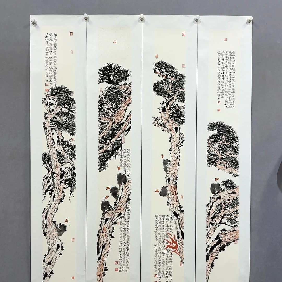国画亲笔手绘放心去藏