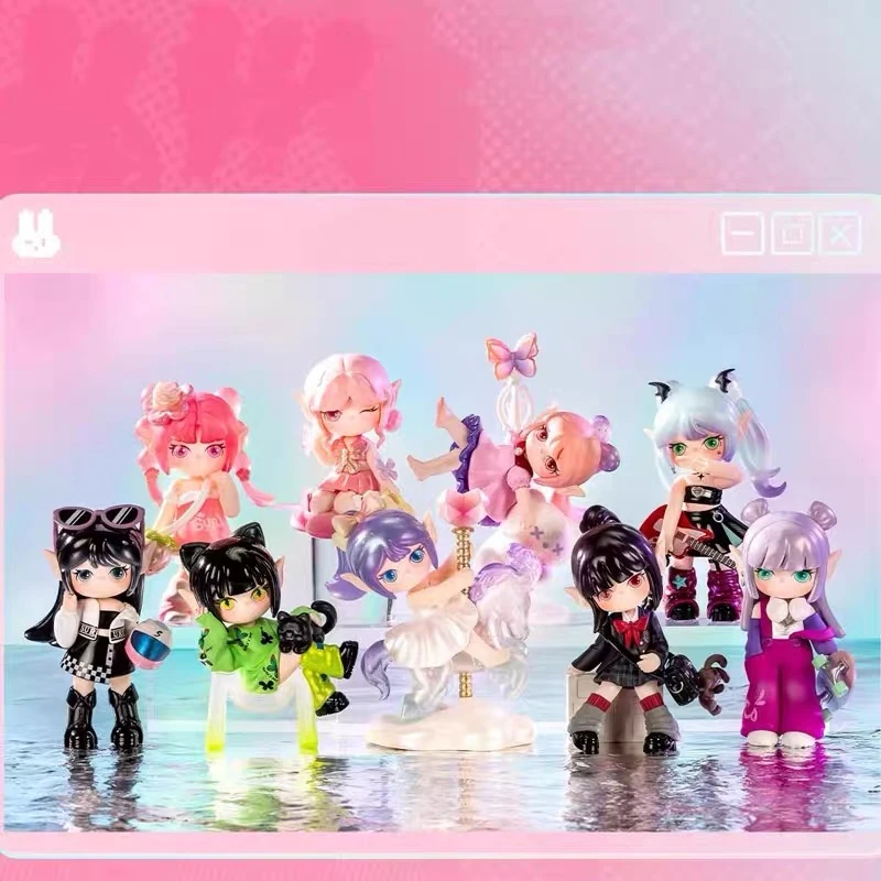 【拆盒】正版Suri丨轻亚少女系列潮玩手办盲盒装饰摆件