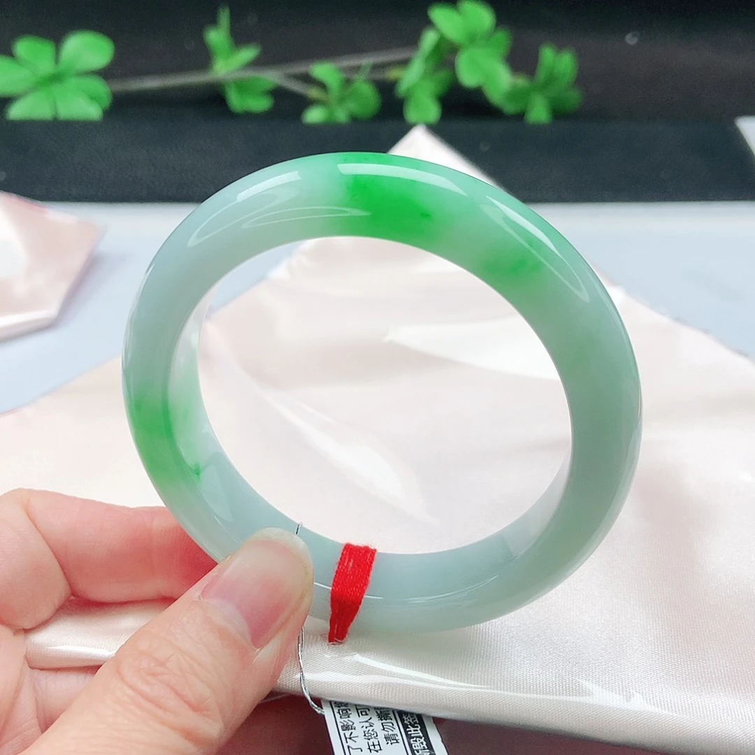 未镶嵌手镯翡翠54圈