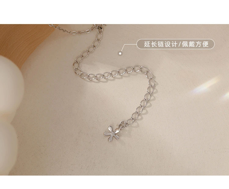 足银脚链 日韩新款蝴蝶纯银脚链女款简约清新森系流苏脚环饰品