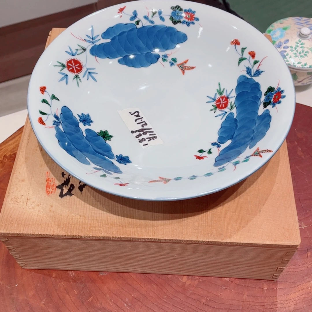 瓷片圆又卫门圆拨子带盒