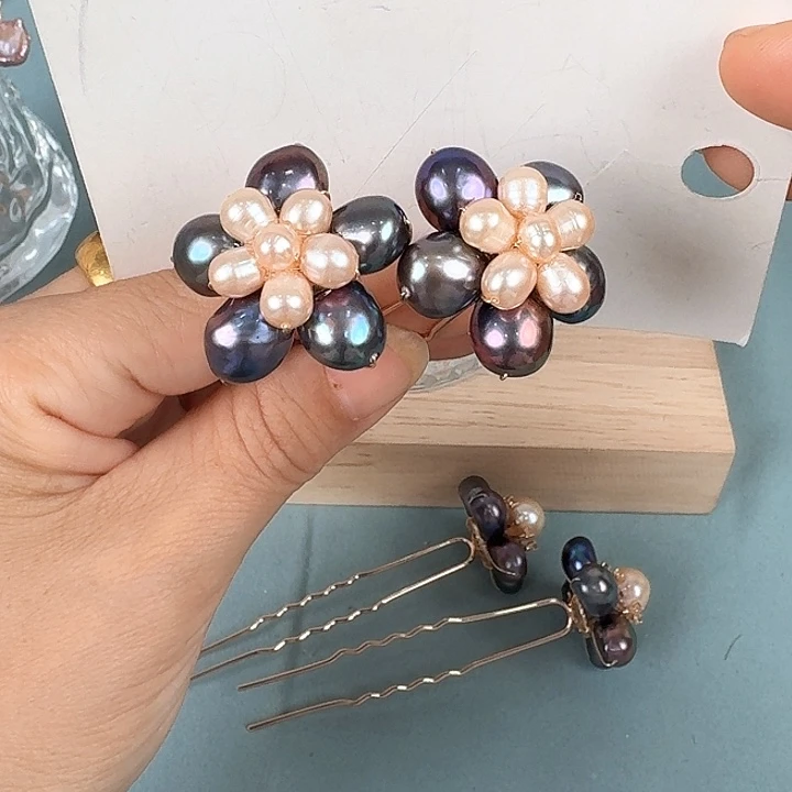 淡水珍珠未镶嵌发饰