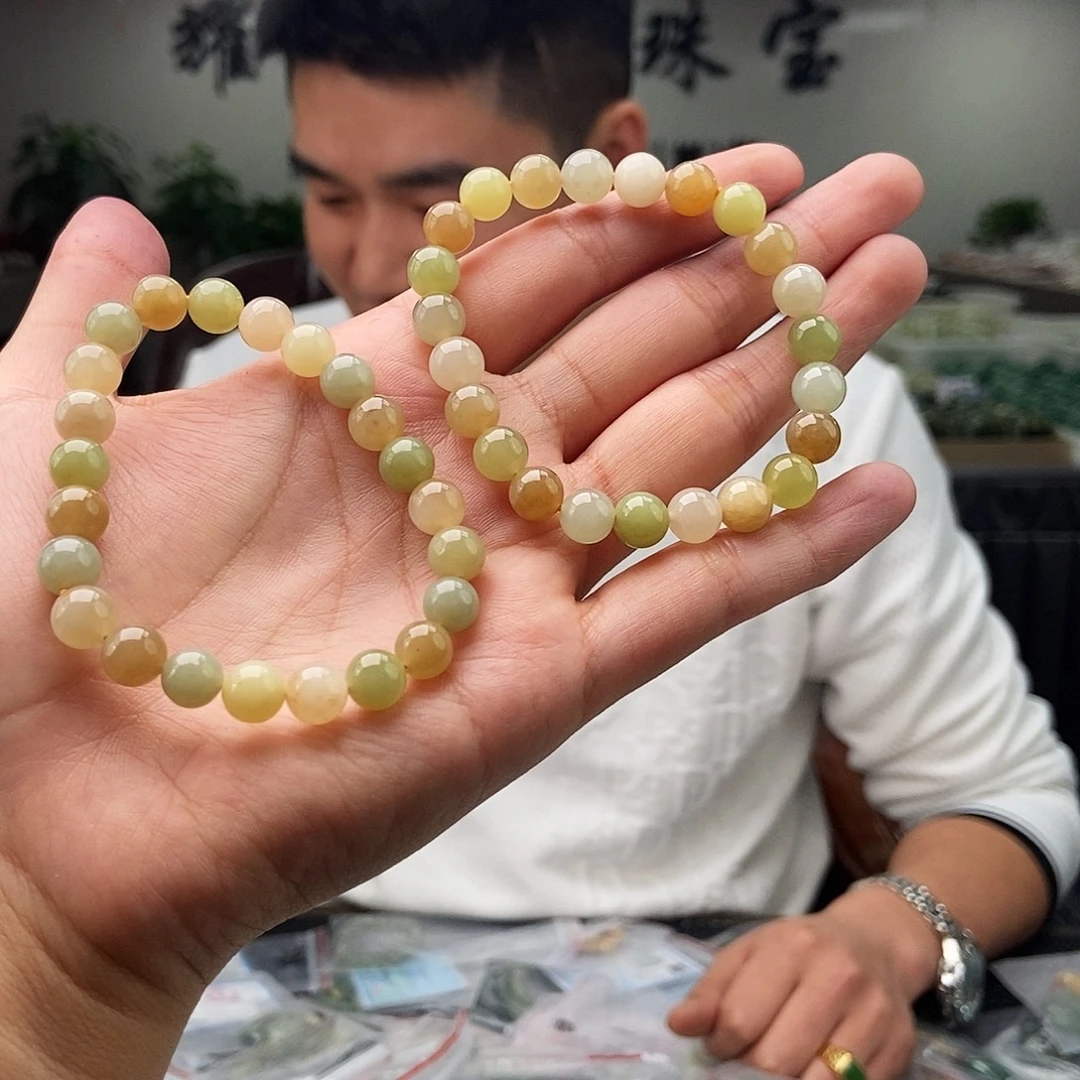 和田玉未镶嵌颈饰手串 颜色多样性发拍一发一