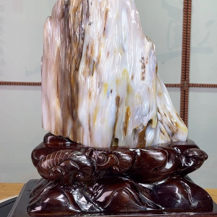 硅化玉未镶嵌珠宝奇石高37