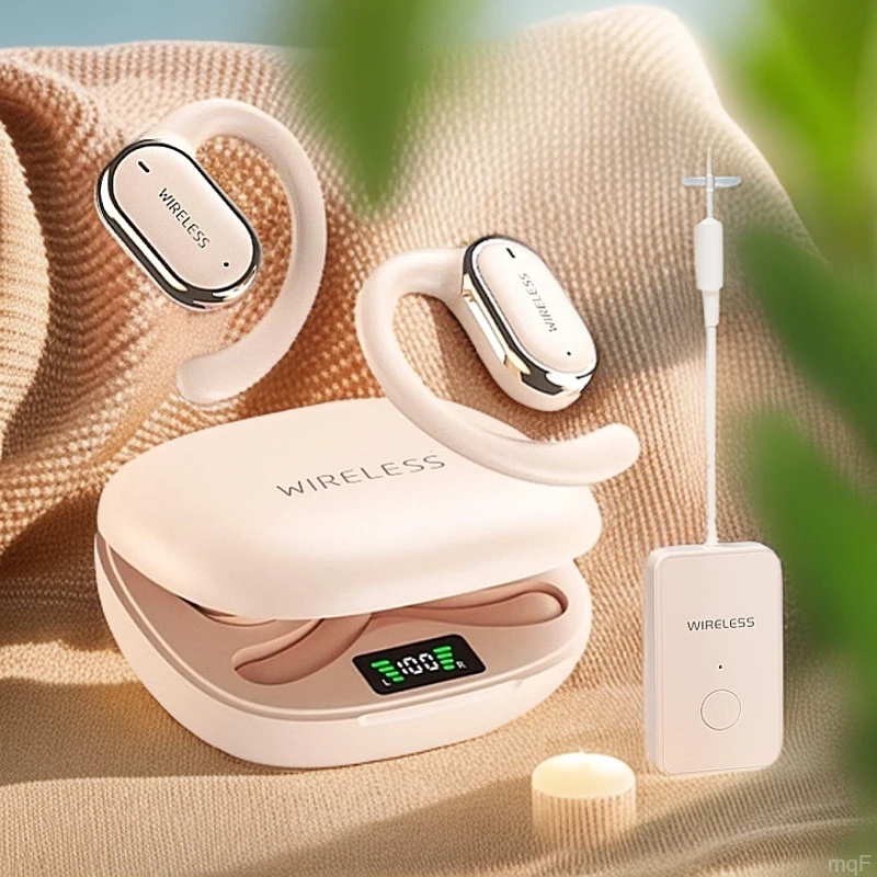 DK/得科新款蓝牙耳机专用直播不入耳挂耳耳返多功能无线直播耳机