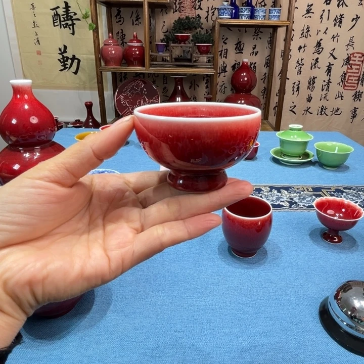 景德镇浅行窑小足杯