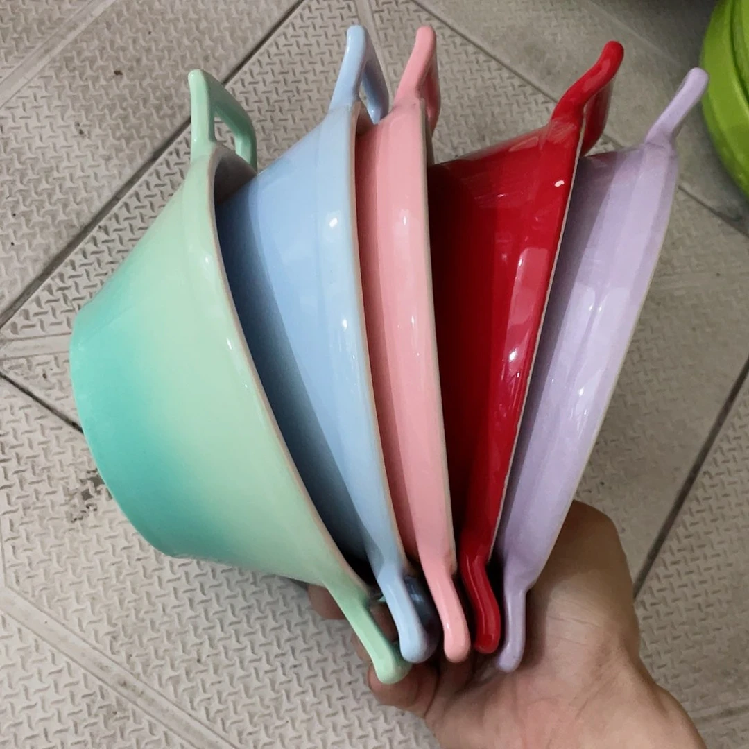 陶微瑕陶瓷餐具家用 两个