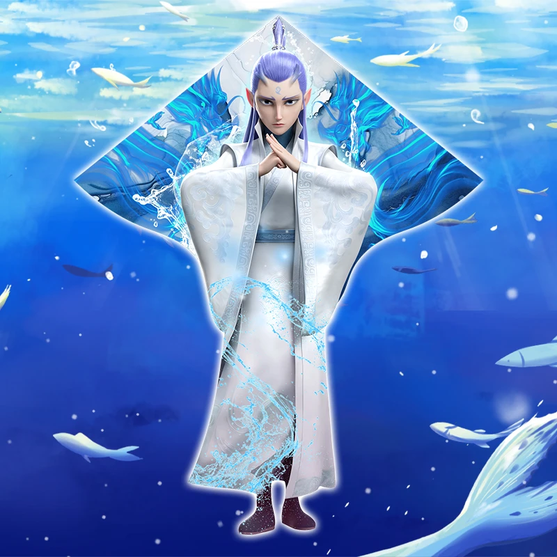 潍坊敖丙哪吒魔童降世魔童闹海成人大风筝微风易飞儿童潍坊风筝