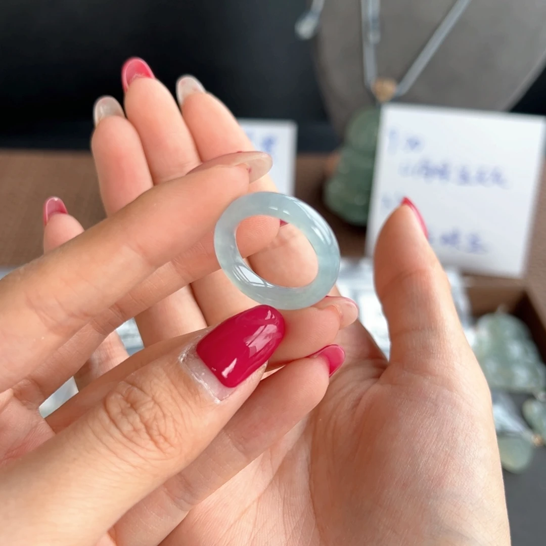 翡翠未镶嵌戒圈220号买断15