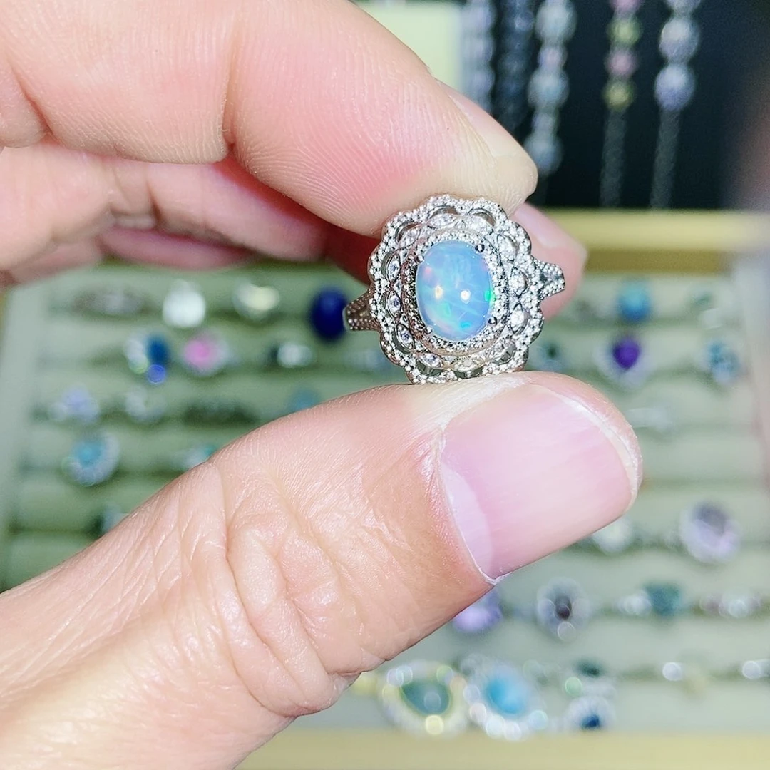 【闪购商品】未镶嵌欧泊戒指