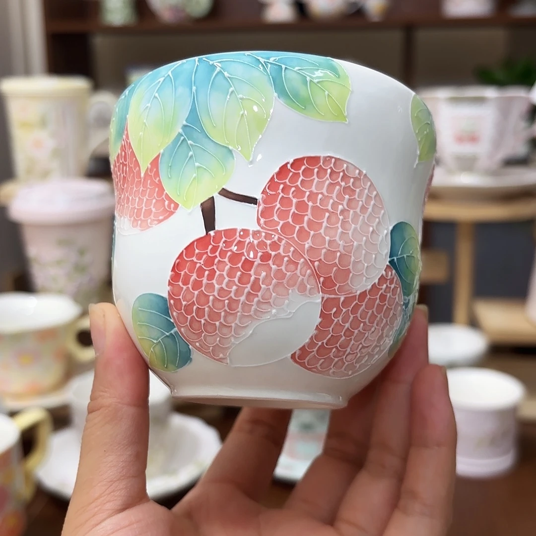 手绘创意高温釉下彩陶瓷