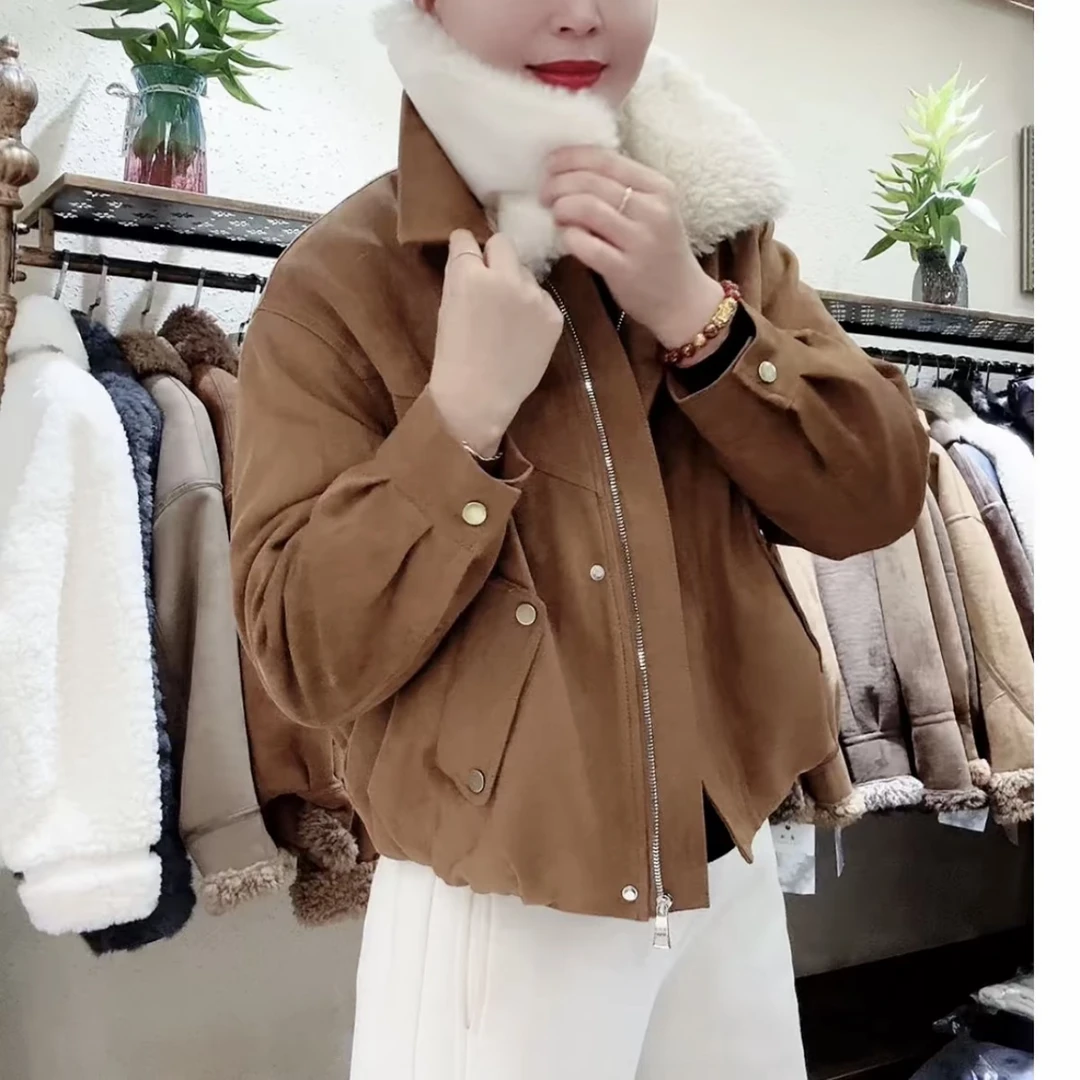 女款25款棉外套活领保暖