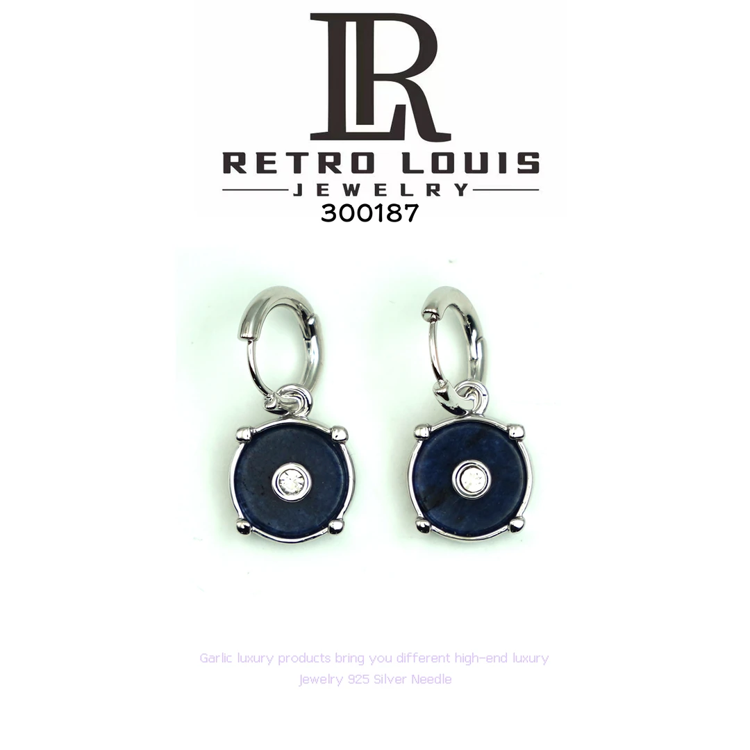 铜合金耳饰 【阅群青】Reading the Ultramarine 耳饰~300187X