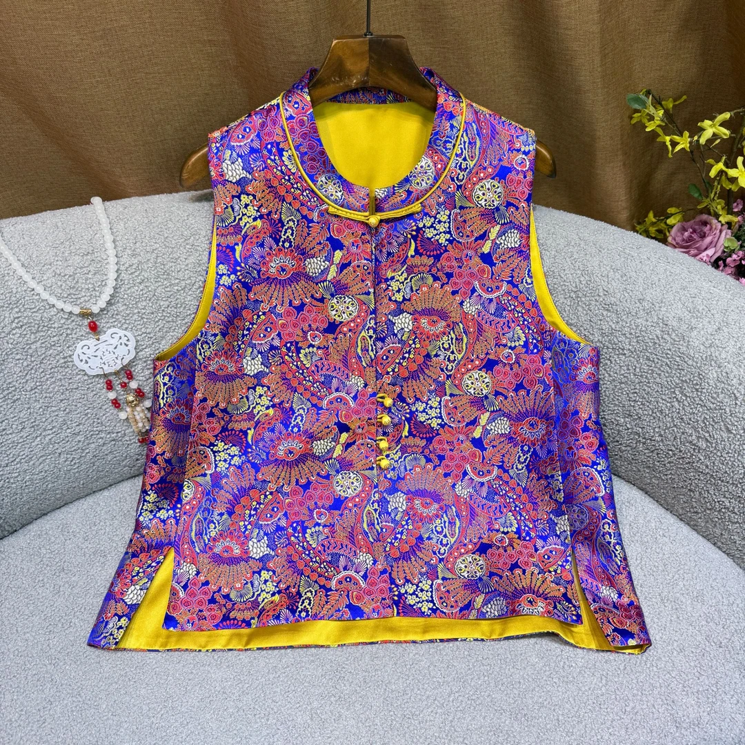 【SHANGLIU】新中式国风定制高级时尚百搭马甲新款HF-870094（818）