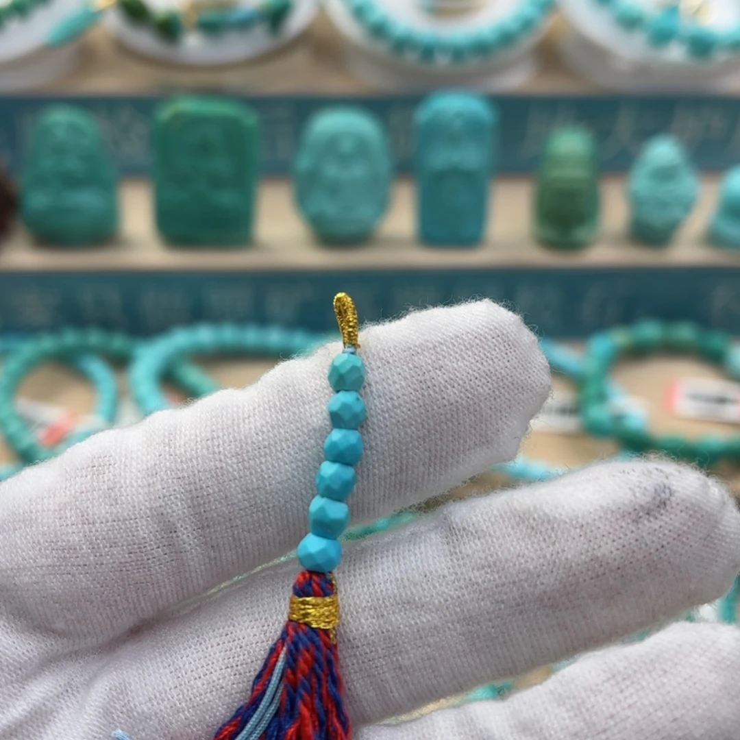 绿松石尺寸3.8未镶嵌