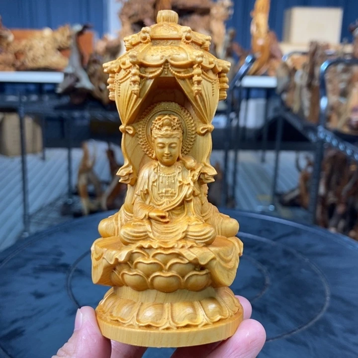 柏木（崖柏）西方三佛