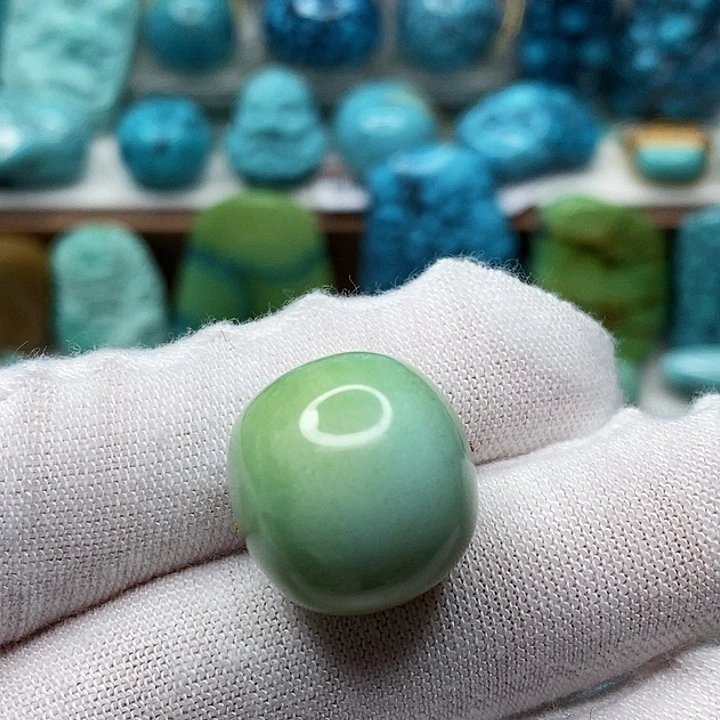 绿松石未镶嵌天然原矿 地大质检