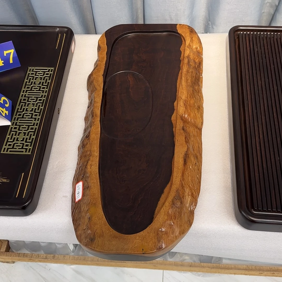 一***墨黑檀木实木茶盘68/31