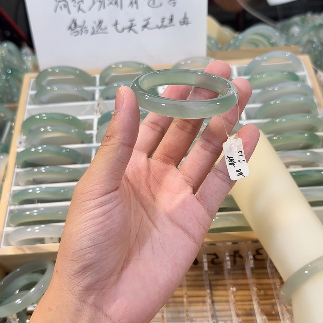 手镯玛瑙/玉髓未镶嵌圈口52.6