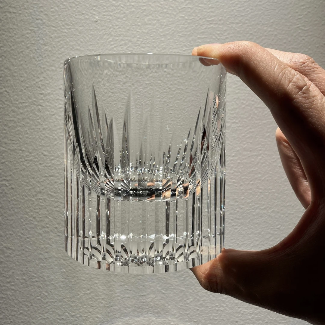 【冰与火之歌】手工切子杯 K9水晶威士忌杯 高级感水晶杯送礼日式